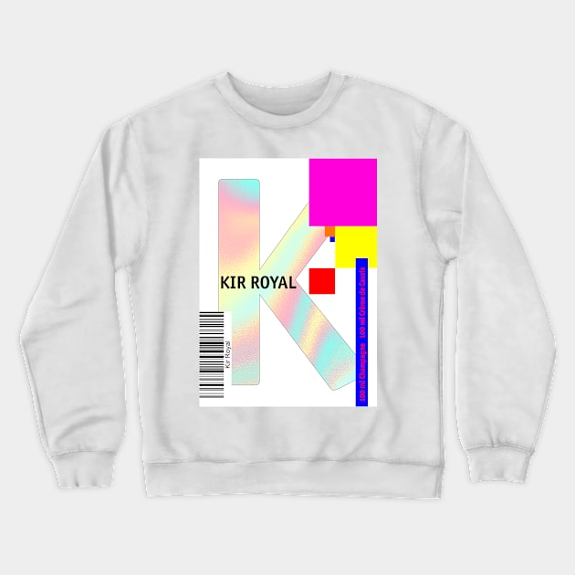 Cocktail 'K" - Kir Royal Crewneck Sweatshirt by Art-Frankenberg